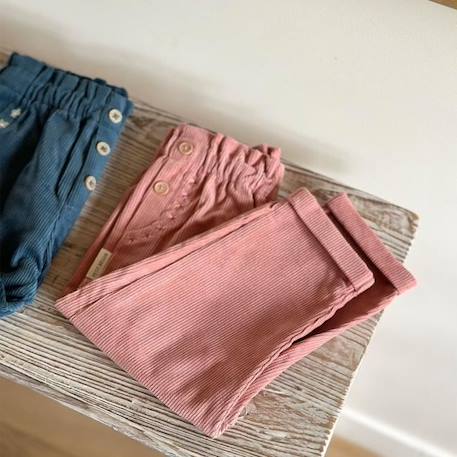 Pantalon bébé en velours côtelé Rosa ROSE 4 - vertbaudet enfant 