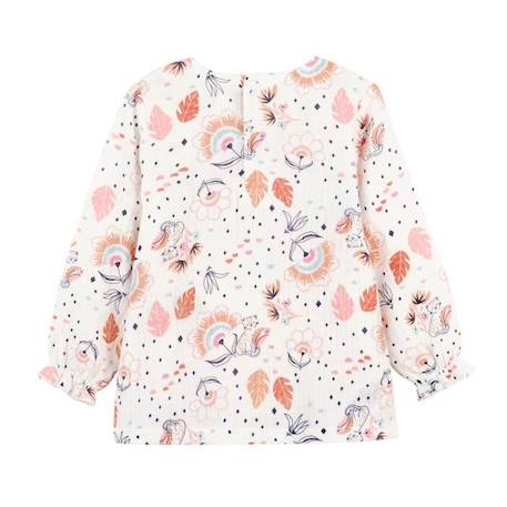 Blouse bébé en gaze de coton Masha BLANC 2 - vertbaudet enfant 