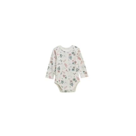 Lot de 2 bodies bébé manches longues Ma Petite Bichette BLANC 3 - vertbaudet enfant 