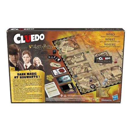 Cluedo Harry Potter, Jeu de Plateau, 5 joueurs, Dès 8 ans, Hasbro Gaming : édition Wizarding World MARRON 6 - vertbaudet enfant 