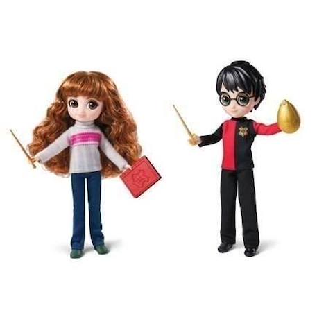 Harry Potter - Coffret Deluxe Poupée 20cm Harry Potter et Hermione - Wizarding World - 4 tenues et 12 accessoires NOIR 3 - vertbaudet enfant 