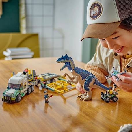 LEGO® Jurassic World 76966 Missions dinosaures : le camion de transport de l’allosaure VERT 5 - vertbaudet enfant 