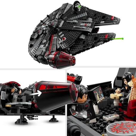 LEGO® Star Wars 75389 Le Faucon Noir - Véhicule à Construire pour Enfants - Cadeau MULTICOLORE 3 - vertbaudet enfant 