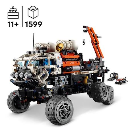 LEGO Technic 42180 Rover d’Exploration Habité sur Mars, Jouet sur le Thème de l'Espace BLANC 2 - vertbaudet enfant 