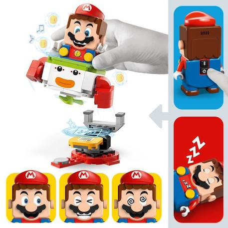 LEGO® Super Mario 71439 Les Aventures de LEGO® Mario Interactif - Set véhicule et Yoshi ROUGE 3 - vertbaudet enfant 