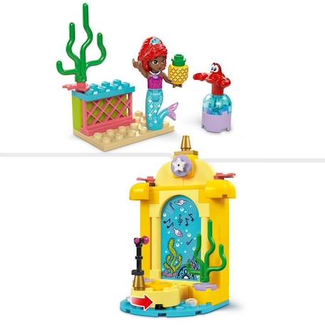 LEGO® Disney Princess 43235 La scène musicale d’Ariel, jeu pour les fans du dessin animé ROSE 3 - vertbaudet enfant 