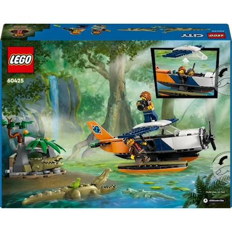 LEGO® City 60425 L’hydravion de l’explorateur de la jungle, jouet enfant 6 ans BLANC 6 - vertbaudet enfant 