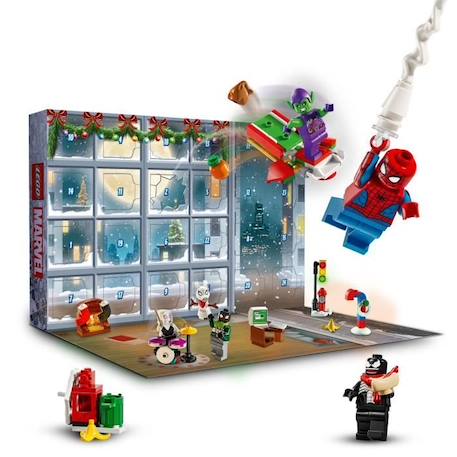 LEGO® Marvel 76293 Calendrier de l’Avent Spider-Man 2024 - Cadeau Festif pour Enfants ROUGE 3 - vertbaudet enfant 