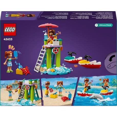 LEGO® Friends 42623 Le jet-ski de la plage - Inclut un sauveteur - Jeu éducatif enfant MULTICOLORE 5 - vertbaudet enfant 