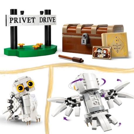 LEGO Harry Potter 76425 Hedwige au 4 Privet Drive, Jouet de Construction pour Enfants BLANC 3 - vertbaudet enfant 