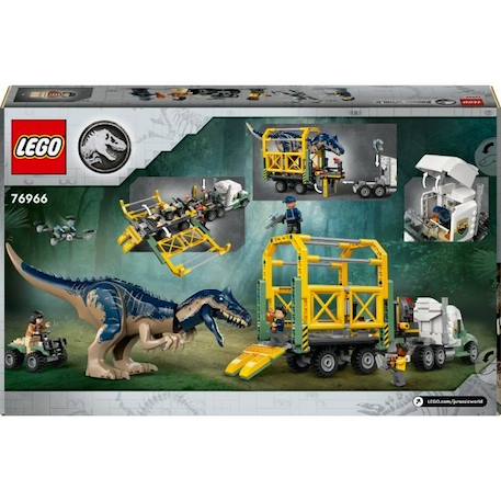 LEGO® Jurassic World 76966 Missions dinosaures : le camion de transport de l’allosaure VERT 6 - vertbaudet enfant 