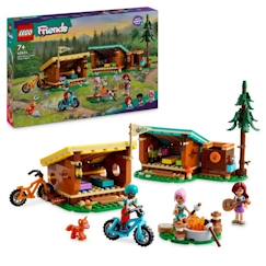 Jouet-LEGO® Friends 42624 Les cabanes chaleureuses de la base de loisirs - Set sur la nature