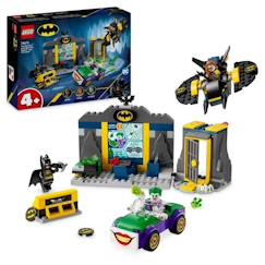 Jouet-LEGO® Super Heroes DC 76272 La Batcave avec Batman, Batgirl et Le Joker - Set d’aventures