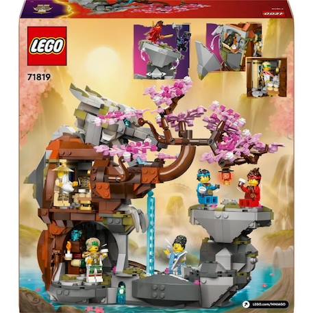 LEGO NINJAGO 71819 Le Sanctuaire de la Roche du Dragon, Jouet de Ninjas, 6 Minifigurines NOIR 6 - vertbaudet enfant 