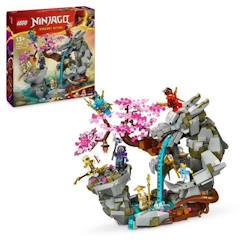 Jouet-Jeux d'imagination-LEGO NINJAGO 71819 Le Sanctuaire de la Roche du Dragon, Jouet de Ninjas, 6 Minifigurines