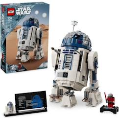 Jouet-LEGO Star Wars 75379 R2-D2, Jouet Droïde à Construire, Cadeau pour Enfants, Jeu de Combat