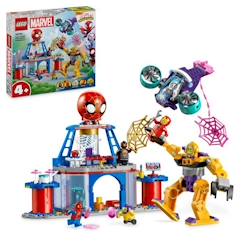 Jouet-LEGO Marvel Spidey et Ses Amis Extraordinaires 10794 Le QG des Lanceurs de Toile de l’Équipe Spidey