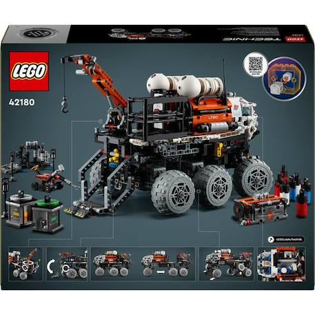 LEGO Technic 42180 Rover d’Exploration Habité sur Mars, Jouet sur le Thème de l'Espace BLANC 6 - vertbaudet enfant 