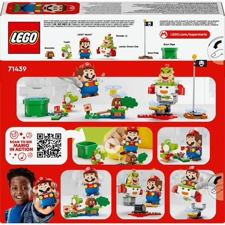 LEGO® Super Mario 71439 Les Aventures de LEGO® Mario Interactif - Set véhicule et Yoshi ROUGE 5 - vertbaudet enfant 