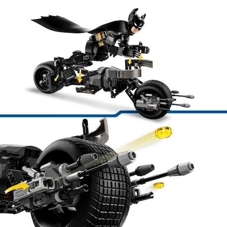 LEGO® DC Batman 76273 La figurine de Batman à construire et la moto Bat-Pod NOIR 3 - vertbaudet enfant 