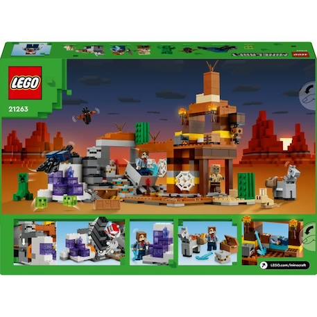 LEGO® Minecraft® 21263 La mine des Badlands - Jouet pour enfants inspiré du jeu vidéo MARRON 6 - vertbaudet enfant 