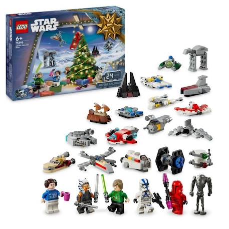 LEGO® Star Wars 75395 Le Calendrier de l’Avent 2024 - Set à Construire Idée Cadeau de Noël MULTICOLORE 1 - vertbaudet enfant 