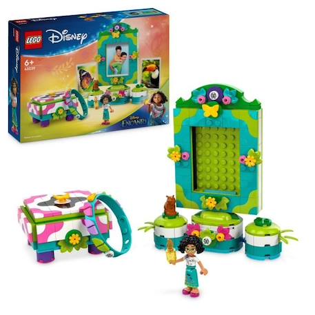 LEGO Disney Encanto 43239 Le Cadre Photo et la Boîte à Bijoux de Mirabel, Jouet Créatif MULTICOLORE 1 - vertbaudet enfant 