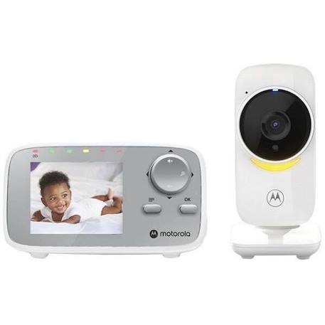 Vidéo avec Moniteur pour Bébé - MOTOROLA - Écran 2,8 Pouces - Température - Vision Nocturne -Mode VOX - VM482ANXL BLANC 1 - vertbaudet enfant 