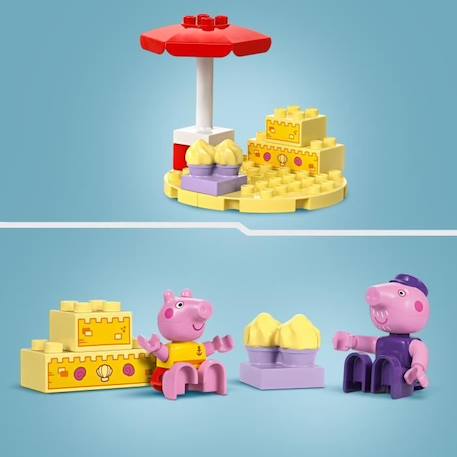 LEGO® DUPLO® 10432 Le Voyage en Bateau de Peppa Pig - Set de Jeu de Bain pour Tout-petits ROSE 3 - vertbaudet enfant 