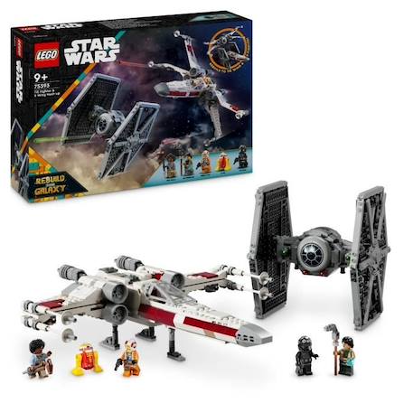 LEGO® Star Wars 75393 TIE Fighter et X-Wing à Combiner - Maquette à Construire MULTICOLORE 1 - vertbaudet enfant 