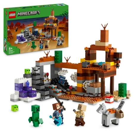 LEGO® Minecraft® 21263 La mine des Badlands - Jouet pour enfants inspiré du jeu vidéo MARRON 1 - vertbaudet enfant 