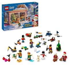 Jouet-LEGO® City 60436 Le calendrier de l'Avent 2024 - Compte à Rebours avant Noël pour Enfants