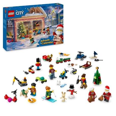 LEGO® City 60436 Le calendrier de l'Avent 2024 - Compte à Rebours avant Noël pour Enfants MULTICOLORE 1 - vertbaudet enfant 