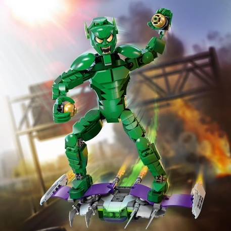 LEGO® Marvel 76284 Figurine du Bouffon Vert à Construire Jouet Enfant Super-héros VERT 4 - vertbaudet enfant 