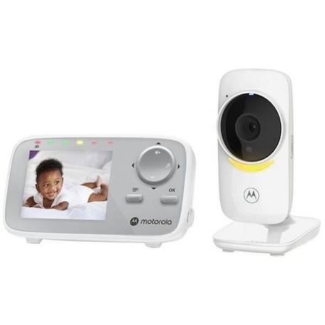 Vidéo avec Moniteur pour Bébé - MOTOROLA - Écran 2,8 Pouces - Température - Vision Nocturne -Mode VOX - VM482ANXL BLANC 4 - vertbaudet enfant 