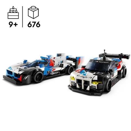 LEGO Speed Champions 76922 Voitures de Course BMW M4 GT3 et BMW M Hybrid V8, Idée Cadeau BLANC 2 - vertbaudet enfant 