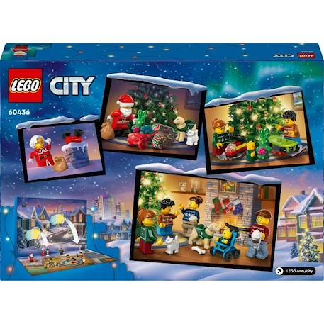 LEGO® City 60436 Le calendrier de l'Avent 2024 - Compte à Rebours avant Noël pour Enfants MULTICOLORE 6 - vertbaudet enfant 