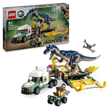 LEGO® Jurassic World 76966 Missions dinosaures : le camion de transport de l’allosaure VERT 1 - vertbaudet enfant 