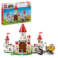 Jouet-LEGO® Super Mario 71435 Combat Contre Roy au Château de Peach - Set Personnages Nintendo