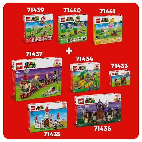 LEGO® Super Mario 71436 Manoir hanté du Roi Boo - Set Collector Nintendo® NOIR 4 - vertbaudet enfant 