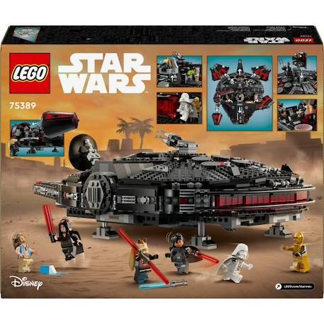 LEGO® Star Wars 75389 Le Faucon Noir - Véhicule à Construire pour Enfants - Cadeau MULTICOLORE 6 - vertbaudet enfant 