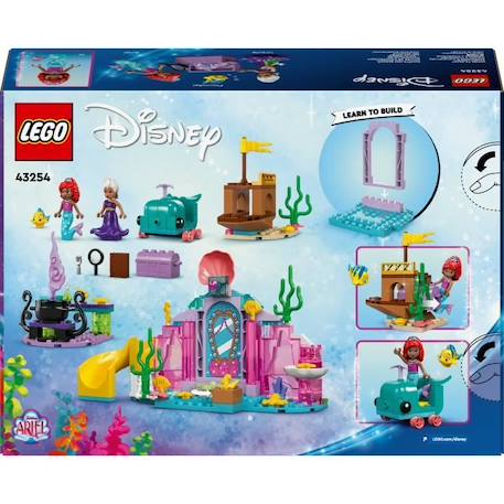 LEGO® Disney Princess 43254 La grotte de cristal d’Ariel, set de construction BLEU 6 - vertbaudet enfant 