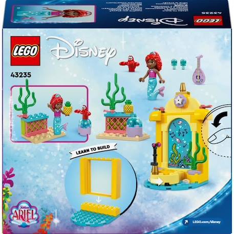 LEGO® Disney Princess 43235 La scène musicale d’Ariel, jeu pour les fans du dessin animé ROSE 6 - vertbaudet enfant 