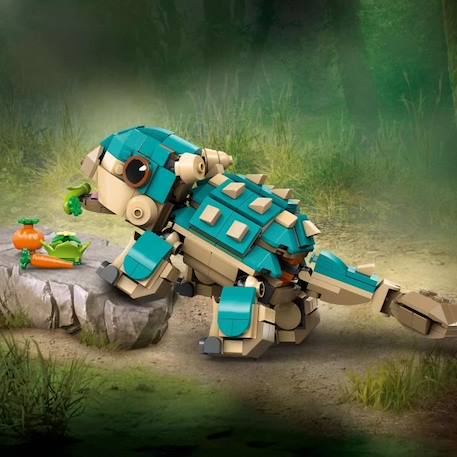 LEGO® Jurassic World 76962 Bébé Bumpy, l’ankylosaure - Pour les fans de La Colo du Crétacé VERT 4 - vertbaudet enfant 