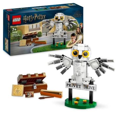 LEGO Harry Potter 76425 Hedwige au 4 Privet Drive, Jouet de Construction pour Enfants BLANC 1 - vertbaudet enfant 