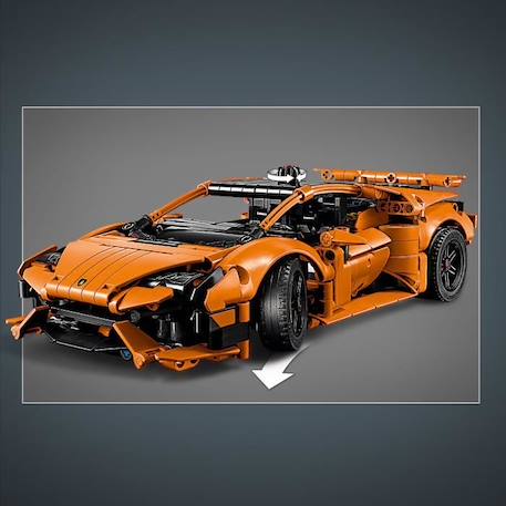 LEGO® Technic 42196 Lamborghini Huracán Tecnica orange Voiture Jouet Pour Enfant de 9 Ans ORANGE 4 - vertbaudet enfant 