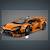 LEGO® Technic 42196 Lamborghini Huracán Tecnica orange Voiture Jouet Pour Enfant de 9 Ans ORANGE 4 - vertbaudet enfant 