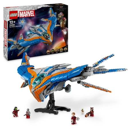 LEGO® Marvel 76286 Les Gardiens de la Galaxie : le vaisseau Milan, Véhicule spatial BLEU 1 - vertbaudet enfant 