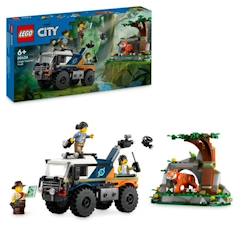 Jouet-LEGO® City 60426 Le camion tout-terrain de l’explorateur de la jungle, jouet enfant 6 ans