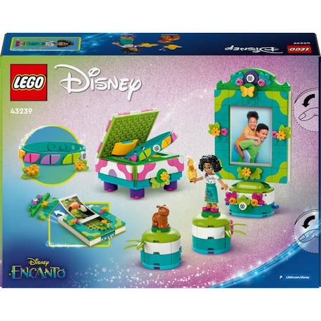 LEGO Disney Encanto 43239 Le Cadre Photo et la Boîte à Bijoux de Mirabel, Jouet Créatif MULTICOLORE 6 - vertbaudet enfant 